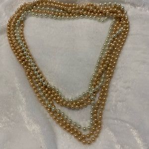 56” Costume Pearls